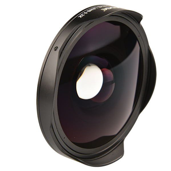37MM / 43MM 0,3X Fisheye ultravidvinkelobjektiv för videokamera 43mm