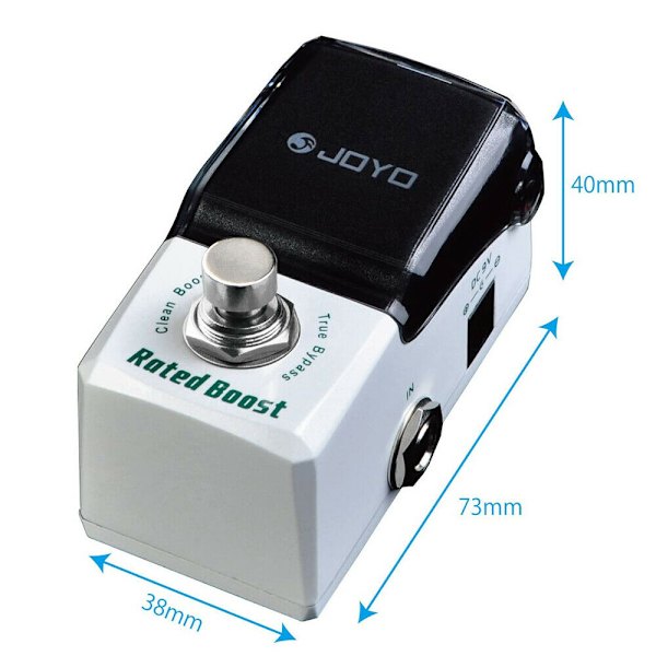 JOYO JF-301 klassad boost gitarreffektpedal Clean Booster