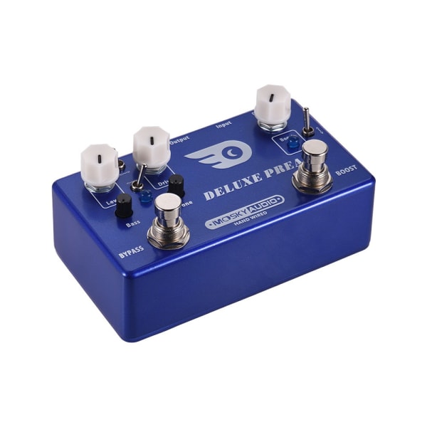 Mosky Deluxe PREAMP Gitarreffektpedal Klassisk Overdrive Boost