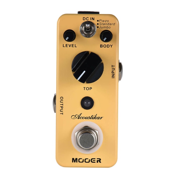 Mooer Acoustikar Akustisk gitarr Simulator Effektpedal