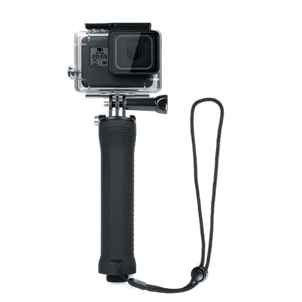 Vikbar 3-vägs Monopod Selfie Stick för Gopro Hero 10 9 8 7 5 6