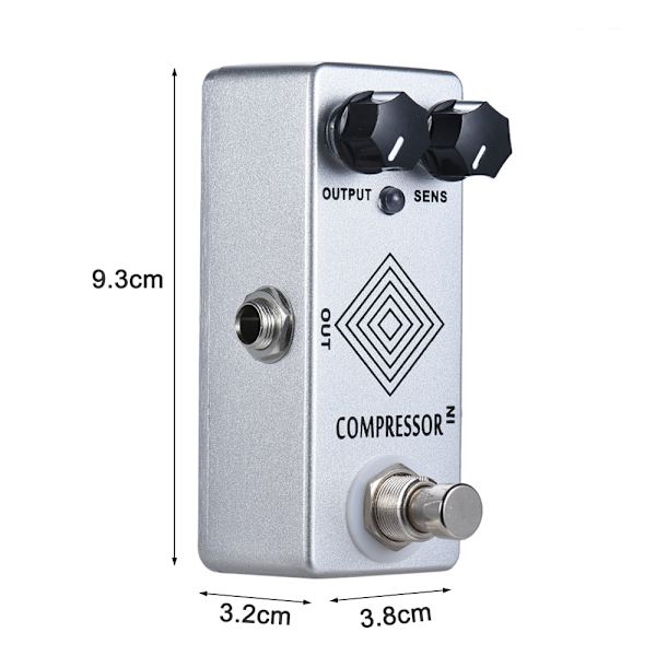 MOSKY DynaComp kompressor gitarreffektpedal Dynamisk effekt