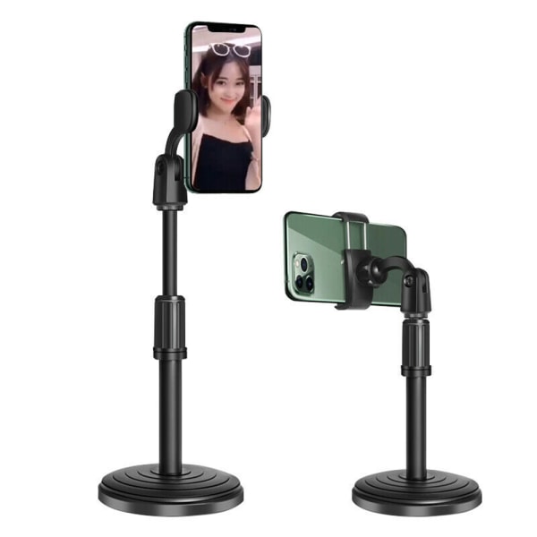Justerbar stativhållare för bordsstativ Selfie Stick för telefon