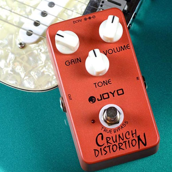 JOYO JF-03 Crunch Distortion Analog Gitarr Effekt Pedal Bypass