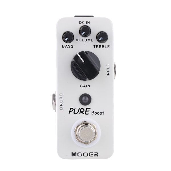 Mooer Pure Boost gitarreffektpedal Bas Diskantförstärkning