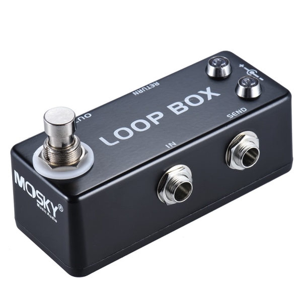 MOSKY Loop Box Elgitarr Effektpedal True Bypass Looper