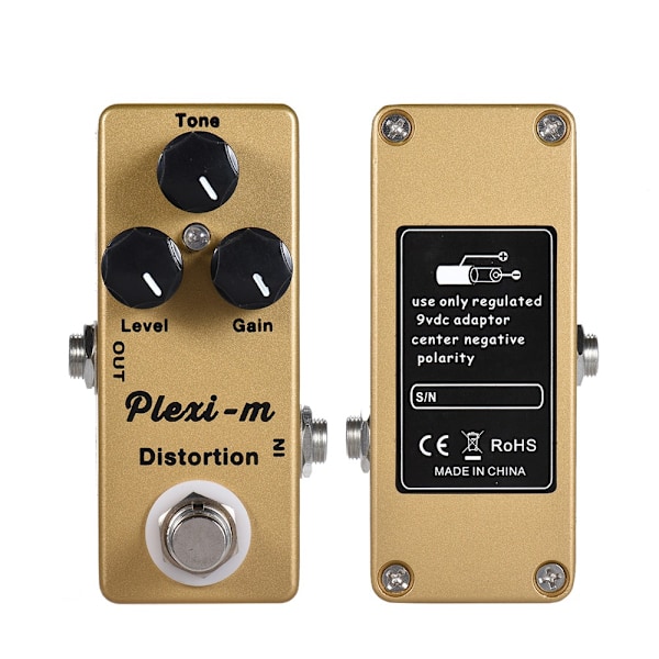 Mosky Plexi-m Akustisk elektrisk gitarr Effekter Pedal Distortion