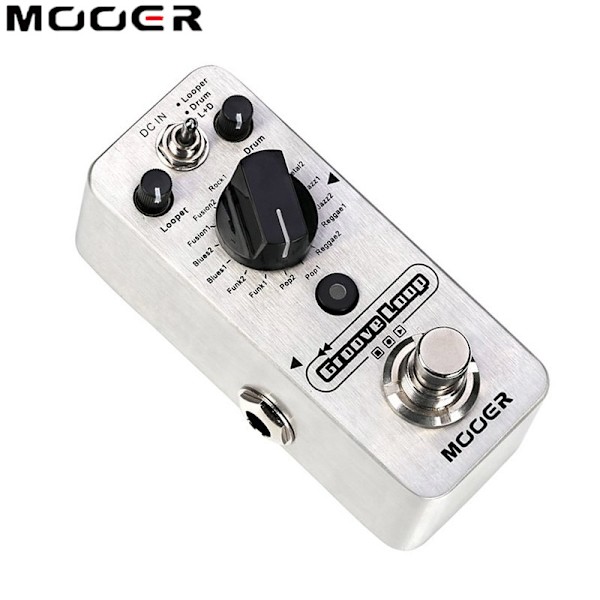 MOOER Groove Loop + Drum Machine Guitar Effects Pedal Looper