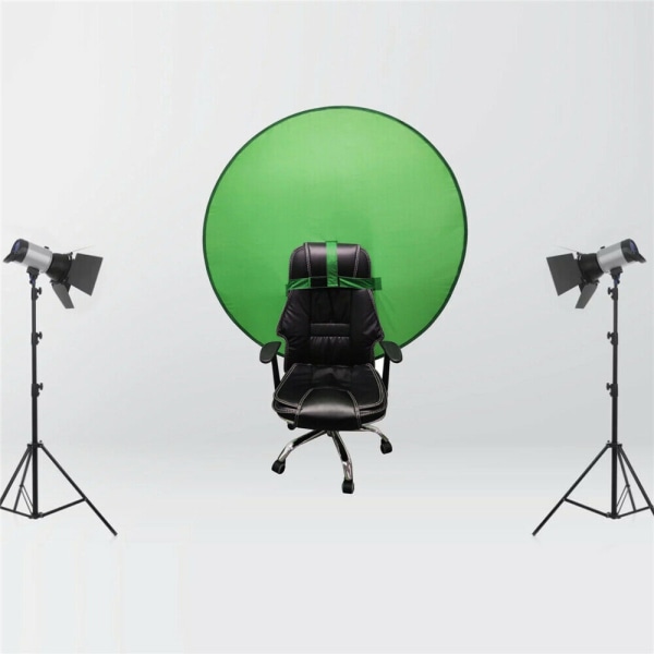 142CM Circular Backdrop Green Screen Photo Chair Background L