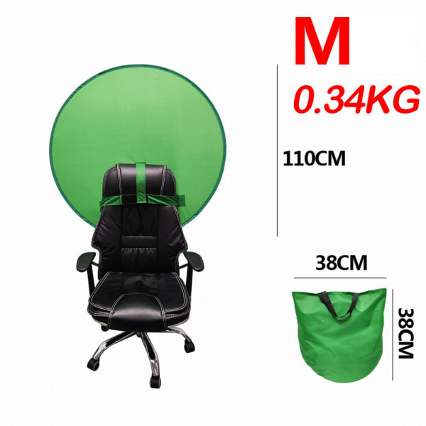 110CM Circular Backdrop Green Screen Photo Chair Background M