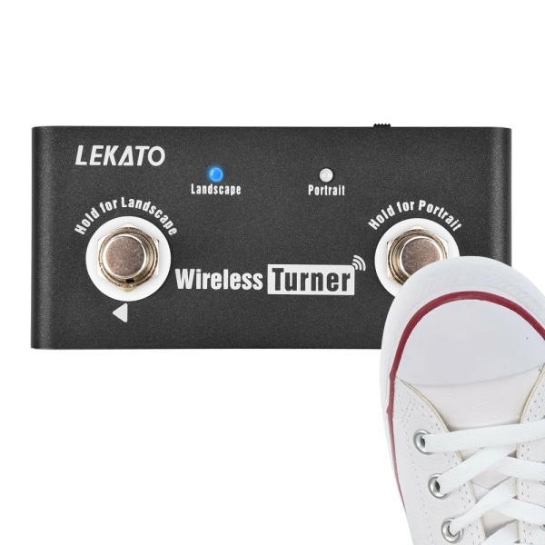 LEKATO bluetooth Tuner Tuning Page Pedal Controller True Bypass