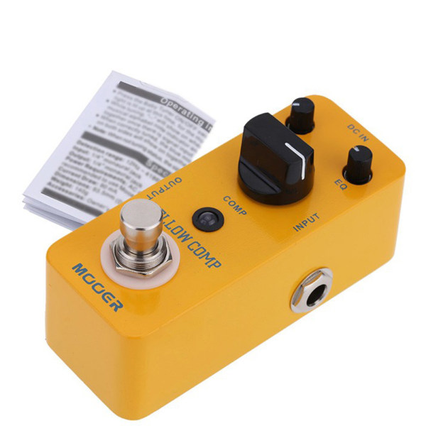 Mooer Optical Compressor Elgitarr Effekt Pedal Bypass