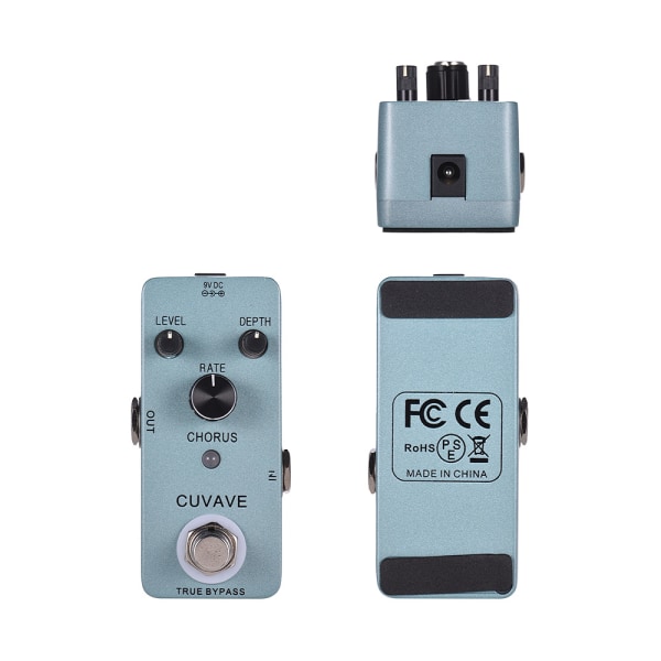 Pure Analog Chorus Elgitarr Baseffektpedal