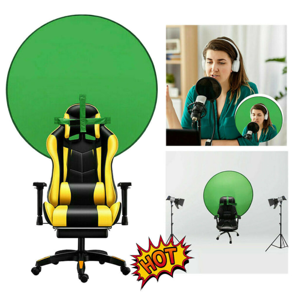 110CM Circular Backdrop Green Screen Photo Chair Background M