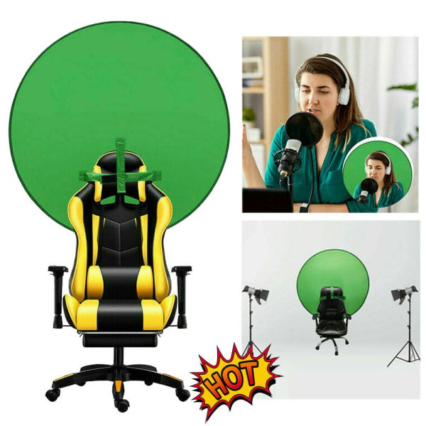 142CM Circular Backdrop Green Screen Photo Chair Background L