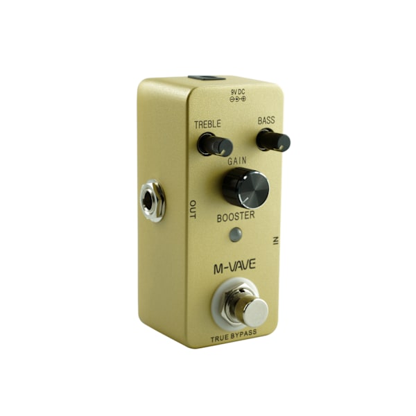 M-VAVE Pure Booster Gitarr Effekt Pedal Booster Diskant Basförstärkning