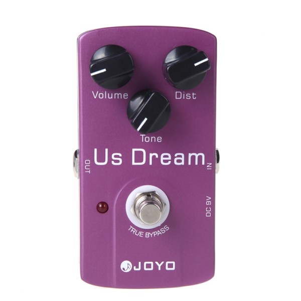 JF-34 US Dream Distortion Analog gitarreffektpedal True Bypass