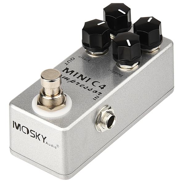 MOSKY C4 Kompressor Gitarr Effekt Pedal Rotera Sustain Attack