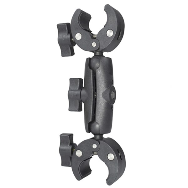 Super Dual-head Clamp Mount Bracket Cykel Motorcykel Fäste Small