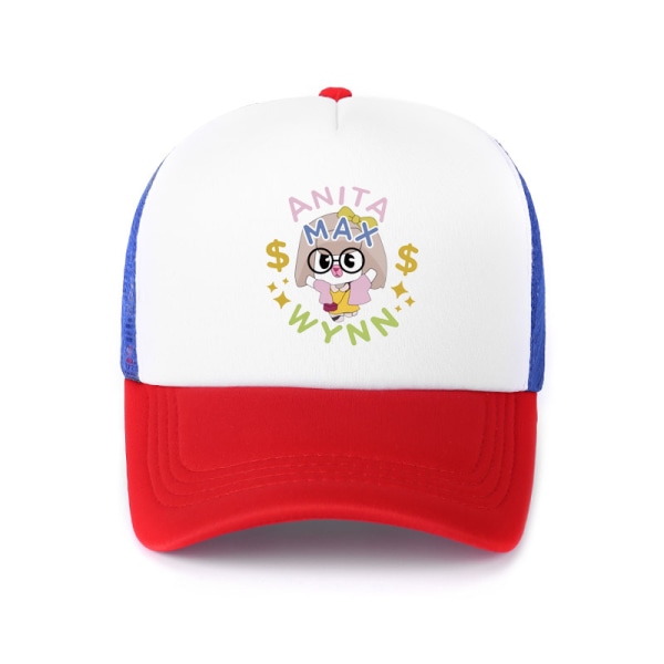 Anita Max Wynn hattu miehille, naisille, hauska, tyylikäs kuorma-autohattu Tarvitsen Max Win Caps Röd Vit Blå