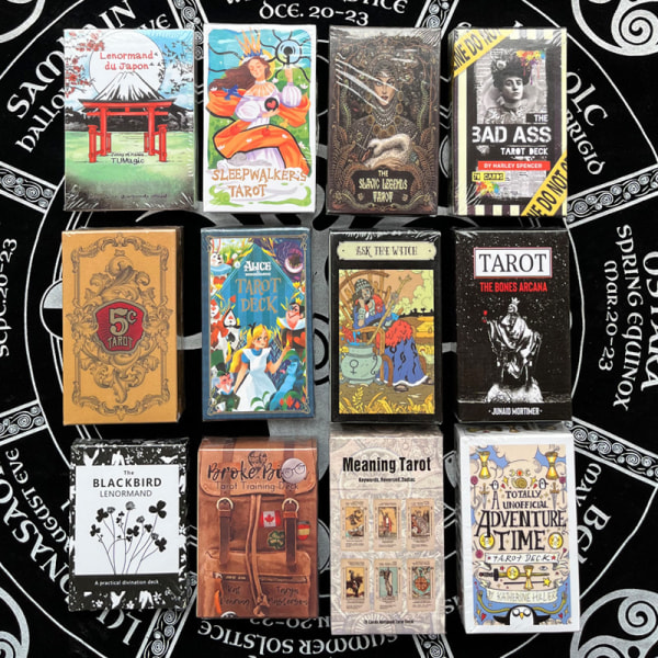 78 kpl Adventure Times Tarot aloittelijoille Klassiset Tarot-lautapelikortit fråga häxan