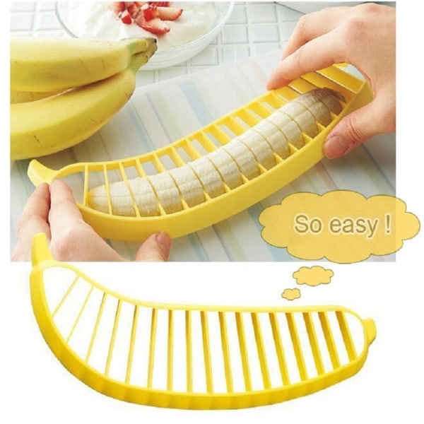 Bananaskärare - verktyg för att skära och separera frukt, perfekt för fruktsallader och fat