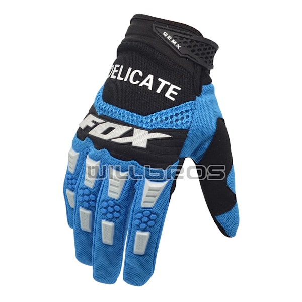 Delicate Fox Käsineet Mx Bmx Dirt Bike Guantes Pyöräily Dirt Bike Mtb Dh Race Enduor Motocross Maastopyörä Luvas Miehille Sininen Blue XXL
