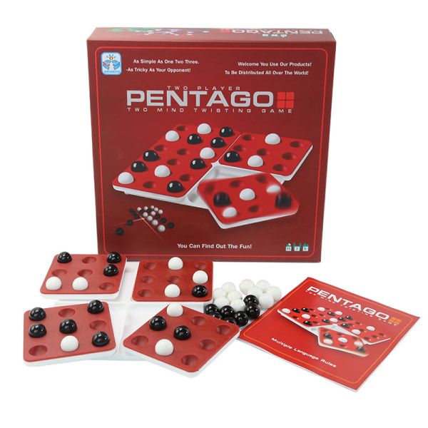 Pentago Mind Twisting Game Two Players //Perheen sisäpeli lasten ja perheen kanssa 1 st