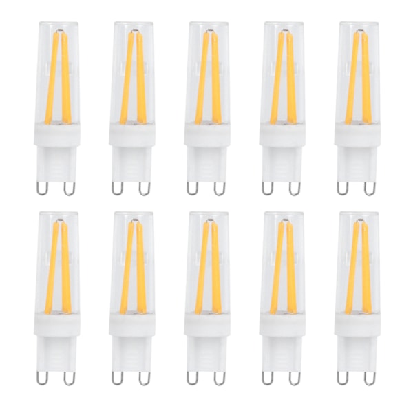 10 st G9 3W glödlampor för hushållsvägglampa taklampa AC 110V (varmvit) 0.2