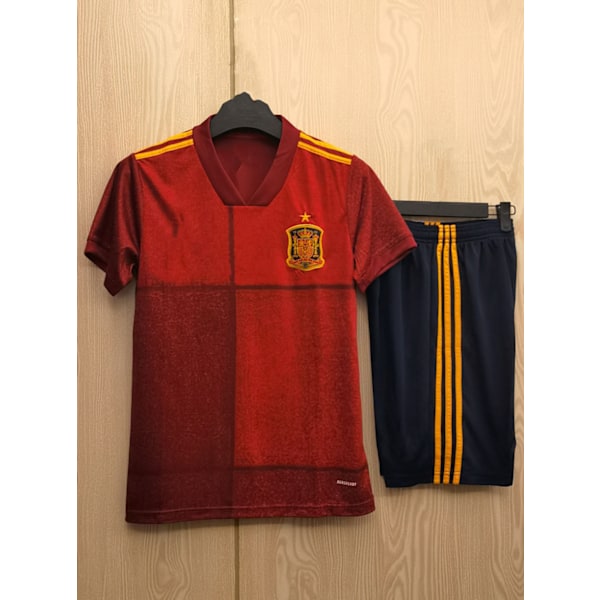 Espanjan jalkapallomaajoukkueen EM-kisojen 2024 t-paita ja jalkapalloasu Portugal away game L