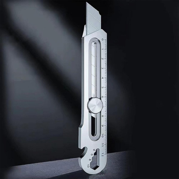 6 in 1 Multifunktions-Edelstahl-Werkzeug Cuttermesser Teppichmesser Kunstmesser