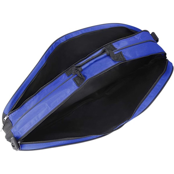 Professionel badmintonketchertaske 4-6 pak ketchertaske vandtæt tennisketcherbold battledore sport duffel stor kapacitet Blue