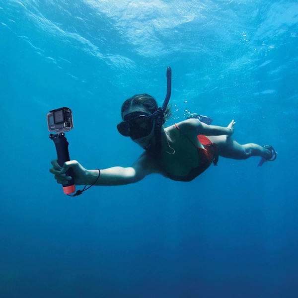 Uimakahva, kelluva sauva, sukelluskahva, toimintakameratarvikkeet vesiurheiluun, yhteensopiva GoPro Hero 10, 9, 8.7, 6, 5, DJI:n ja muiden kanssa