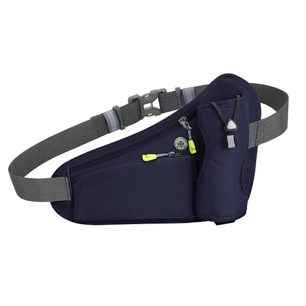 Sport Hydration Bälte Väska Löparbälte Midjeväska Bum Bag med Vattenflaskhållare för Män Kvinnor Löpning Cykling Vandring Promenad - Perfekt Dark gray