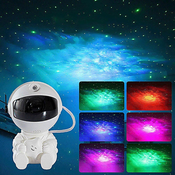 Lag en galakse med astronaut Galaxy Projector - Fjernkontroll Xmas gitarr svart