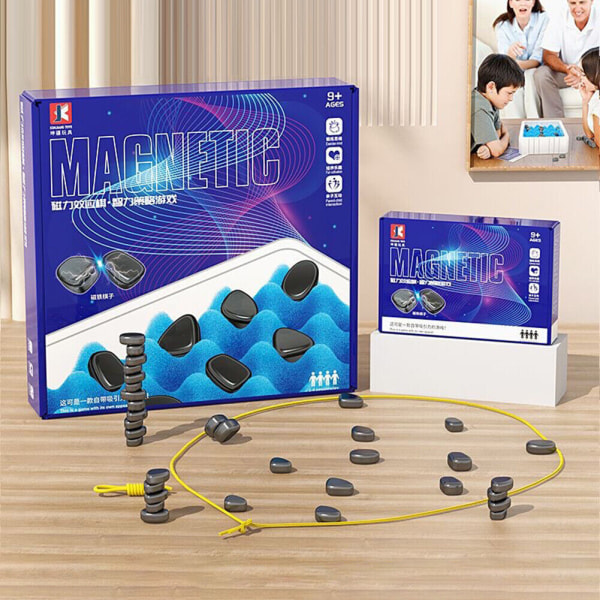 Magneettipelit | Magneettiset lautapelit | Magneettinen pelishakki koulutuslelut naisille | Kannettava magneettishakkipeli Joululahja lapsille