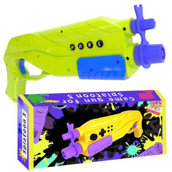 Game Gun Controller Bluetooth-kompatibel Hand Grip Motion Controller for JoyCon Splatoon handle blue and yellow