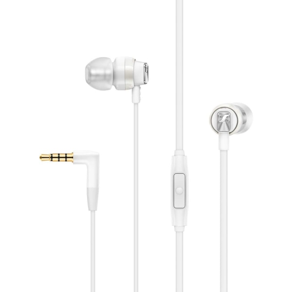 Sennheiser CX 300S In Ear-hörlurar med smart fjärrkontroll med en knapp White