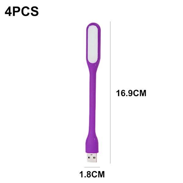 Joustava Mini USB LED-lamppu kannettavalle tietokoneelle, näppäimistölle, varavirtalähteelle