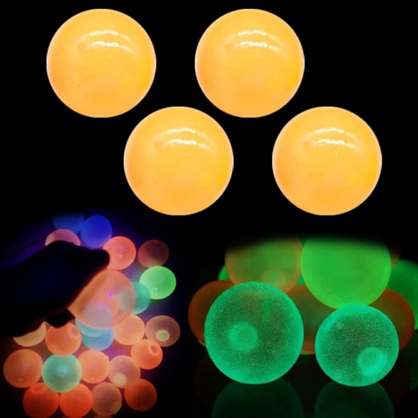 Lumiballs, Dreamballs - Ultimate 4pc Set, Dream Balls Glow in The Dark That Stick, The Dream Balls, Dream Balls That Come Back, Return to You, Bo Gul 4st