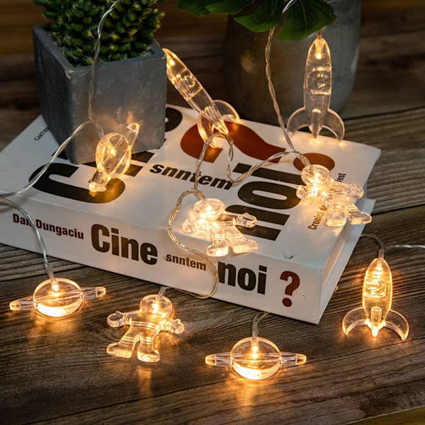 Fairy Lights för barn, batteridrivna LED-ljusslingor för barnrum, 3M ljusslinga med 20 LED-lampor