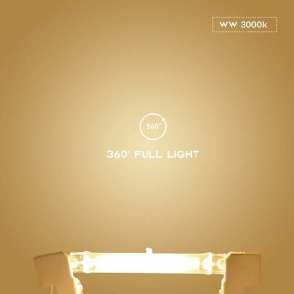 R7S LED-lampor, 78 mm 230 V Ej Dimbar COB LED-halogen