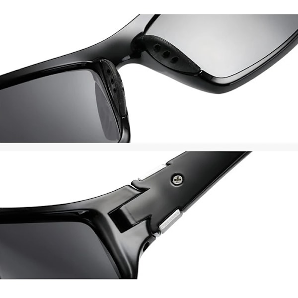 Fotokromatiska Cykelglasögon Herr Solglasögon Dam Road Bike Glasögon Polariserade för Cykling Sportglas Cykelglasögon Mtb BLACK LEG GREY LEN