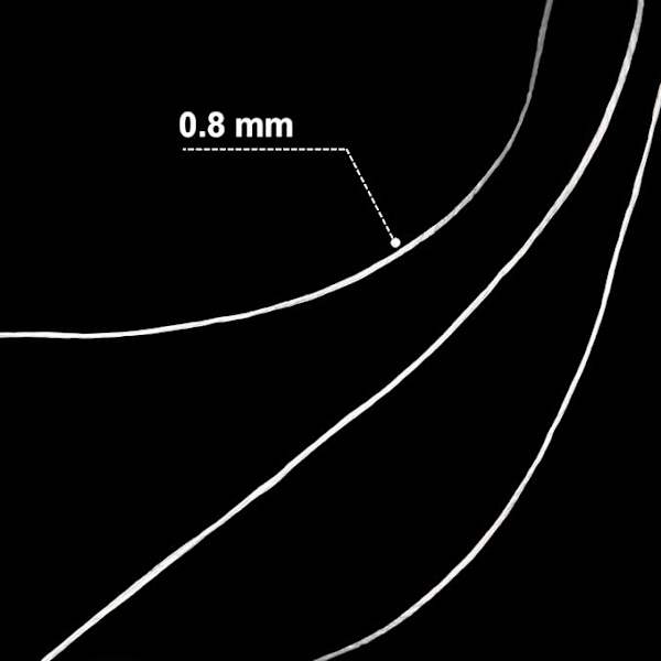 Pärla 0,8 mm snöre, slitstarkt snöre, pärltråd vit, 70 meter/rulle, används för att göra smyckesarmband, tråd för att bära pärlor
