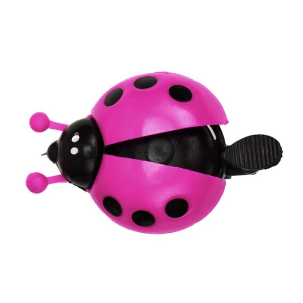 Cykelklokke tegneserie bille mariehøne cykelklokke børnecykel pink