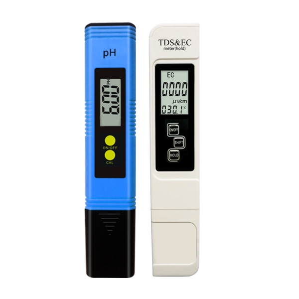 pH- och TDS-mätare Combo, Tuefuzy Digital pH-vattentestare, 3-i-1 TDS temperatur- och EC-mätare, Digital vattenkvalitetstestare C