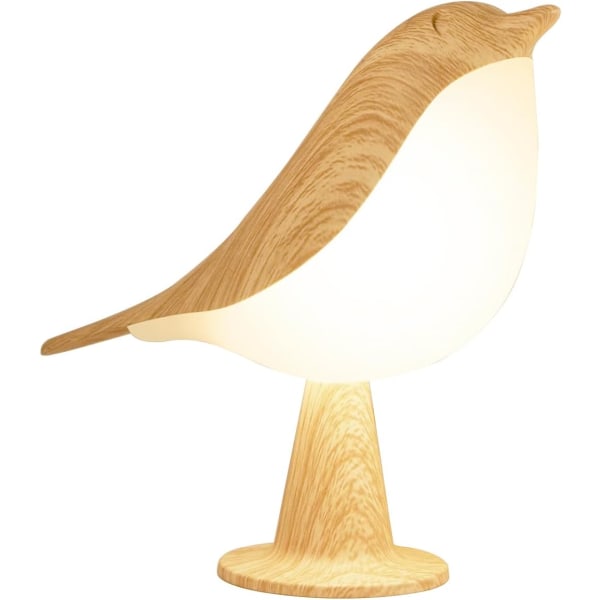 Touch Yöpöytälamppu, Himmennettävä pieni lamppu makuuhuoneeseen, 3-tasoinen ladattu Bird-yövalo makuuhuoneeseen, Sarja