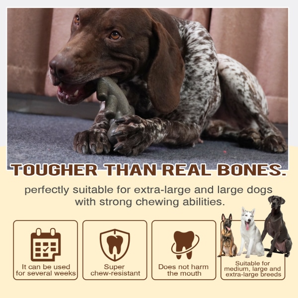 Hummerhundleksaker, interaktiva hundleksaker för aggressiva tuggare och oförstörbara hållbara tuggleksaker för medelstora/stora hundar, bra present till husdjursdagen balck