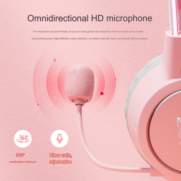 Ny produkt ONIKUMA x15pro headset datorheadset spel chicken wire e-sport headset Pink