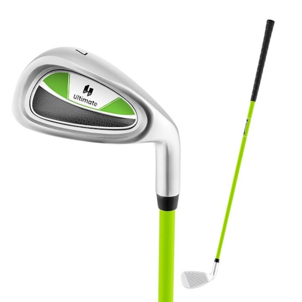 COSTWAY nr. 7 Golfkølle til børn 8-10 år - Glasfiberskaft og hovedbeskyttelse - Højre - Gummigreb - 76 cm